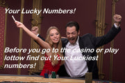 GOOD LUCK GAMBLING! Before you go to the casino or play lotto get a Boost of Good Luck and find out Your 3 Luckiest numbers! - MysticBlondey