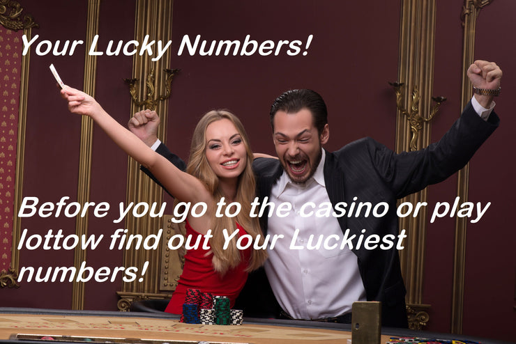 GOOD LUCK GAMBLING! Before you go to the casino or play lotto get a Boost of Good Luck and find out Your 3 Luckiest numbers! - MysticBlondey