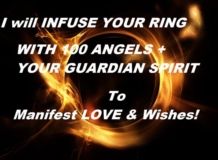 Make your Ring or Jewelry Into a MAGIC AMULET with 100 Angels of LOVE pls Guardian Spirit to bring you True Love Extremely Intense Magic - MysticBlondey